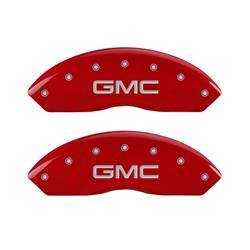 MGP Red Caliper Covers for 1997-2000 YUKON - 34012FGMCRD