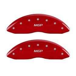 MGP Red Caliper Covers for 2007-2013 SIERRA 1500, 2007 SIERRA 1500 CLASSIC - 34207FMGPRD
