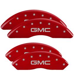 MGP Red Caliper Covers for 2009-2016 SAVANA 2500, SAVANA 3500 - 34210SGMCRD
