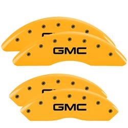 MGP Yellow Caliper Covers for 2009-2016 SAVANA 2500, SAVANA 3500 - 34210SGMCYL