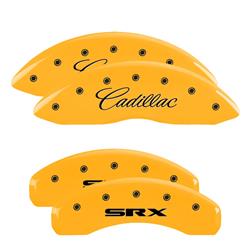 MGP Yellow Caliper Covers for 2012-2016 SRX - 35004SSRXYL