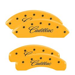 MGP Yellow Caliper Covers for 2006-2011 DTS - 35005SCADYL