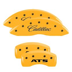 MGP Yellow Caliper Covers for 2013-2018 ATS - 35007SATSYL