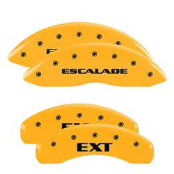 MGP Yellow Caliper Covers for 2002-2006 ESCALADE, ESCALADE EXT, 2003-2006 ESCALADE ESV - 35014SEXTYL