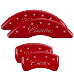 MGP Red Caliper Covers for 2014-2017 CTS - 35024SCADRD