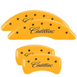 MGP Yellow Caliper Covers for 2014-2017 CTS - 35024SCADYL