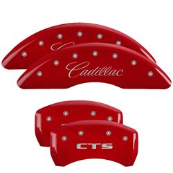 MGP Red Caliper Covers for 2014-2017 CTS - 35024SCTSRD