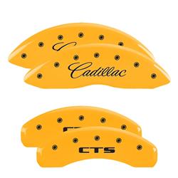 MGP Yellow Caliper Covers for 2014-2019 CTS - 35028SCTSYL