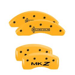 MGP Yellow Caliper Covers for 2007-2011 MKZ, 2006 ZEPHYR - 36008SLCZYL