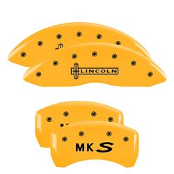 MGP Yellow Caliper Covers for 2013-2016 MKS - 36019SLCSYL