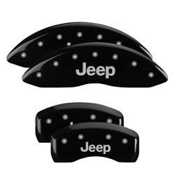 MGP Black Caliper Covers for 2007-2016 COMPASS, PATRIOT - 42003SJEPBK