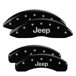 MGP Black Caliper Covers for 2003-2004 GRAND CHEROKEE - 42005SJEPBK