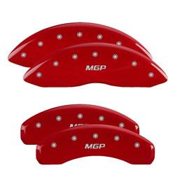 MGP Red Caliper Covers for 2003-2004 GRAND CHEROKEE - 42005SMGPRD