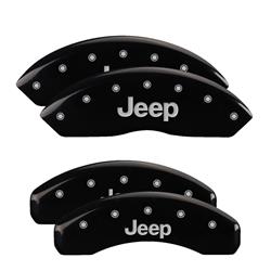 MGP Black Caliper Covers for 2008-2012 LIBERTY, 2007-2018 WRANGLER - 42007SJEPBK