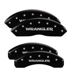 MGP Black Caliper Covers for 2008-2012 LIBERTY, 2007-2018 WRANGLER - 42007SWRGBK