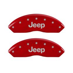 MGP Red Caliper Covers for 1997-2006 WRANGLER - 42009FJEPRD