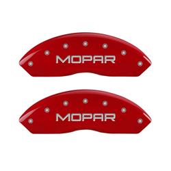 MGP Red Caliper Covers for 1997-2006 WRANGLER - 42009FMOPRD