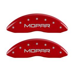 MGP Red Caliper Covers for 2008-2019 COMPASS, 2008-2017 PATRIOT - 42011FMOPRD