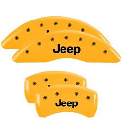 MGP Yellow Caliper Covers for 2014-2023 CHEROKEE - 42012SJEPYL