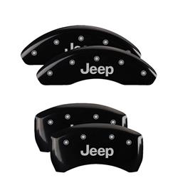 MGP Black Caliper Covers for 2017-2024 COMPASS, 2015-2017 RENEGADE - 42016SJEPBK