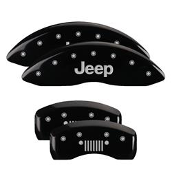 MGP Caliper Covers - Brake Caliper Covers for 2020-2024 GLADIATOR - 42021SJPLBK