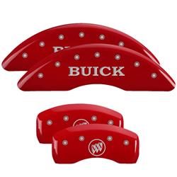 MGP Red Caliper Covers for 2008-2017 ENCLAVE - 49001SBSHRD