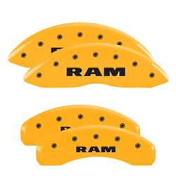 MGP Yellow Caliper Covers for 2011-2018 1500, 2019-2024 1500 CLASSIC - 55001SRAMYL