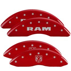 MGP Red Caliper Covers for 2011-2018 2500, 3500 - 55002SRMHRD