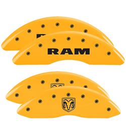 MGP Yellow Caliper Covers for 2011-2018 2500, 3500 - 55002SRMHYL