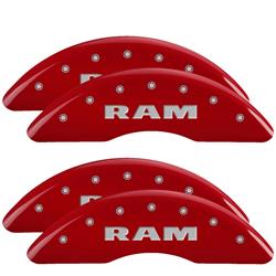 MGP Caliper Covers - Brake Caliper Covers for 2021-2024 2500, 3500 - 55007SRAMRD