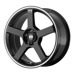 Motegi Racing MR116 Gloss Black Wheels with Machined Stripe 18x8