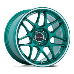 Motegi Racing MR158 Tsubaki Hokkaido Green Wheels with Machined Lip 18x8.5