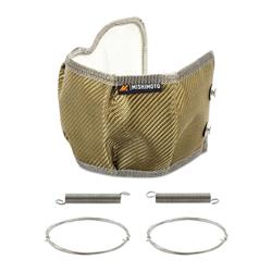 Mishimoto Titanium Turbo Blankets for 2004-2009 RAM 2500, 2004-2008 RAM 3500 - MMTB-RAM-04