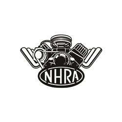 NHRA Engine Metal Sign