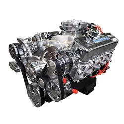 BluePrint Engines GM 496 C.I.D. 600 HP Stroker Dressed Fuel Injected Long Block Crate Engines BP4967CTFK