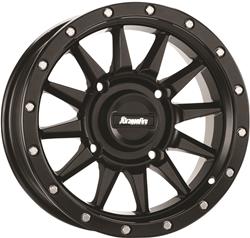 DragonFire Racing Echo Simulated Beadlock Matte Black Wheels 15x7