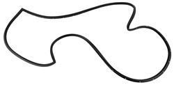Metro Moulded SUPERsoft Individual Weatherstripping Seals for 1955-1958 TRUCK - LM 13-D