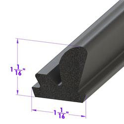 Metro Supersoft Weatherstrip Seals, Individual Position LP 120