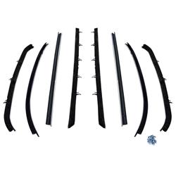 Metro Moulded SUPERsoft Individual Weatherstripping Seals for 1968 CHEVELLE - WC 2003-25