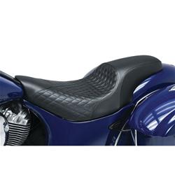Mustang Motorcycle Products John Shope Signature Tripper Diamond Stitched Seats