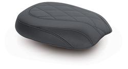 Mustang Motorcycle Products Wide Tripper Diamond Stitched Rear Seats for 2012-2015 FLS SOFTAIL SLIM, 2011-2013 FXS BLACKLINE - 76763