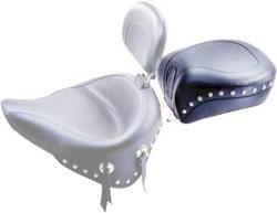 Mustang Motorcycle Products Wide Touring Recessed Rear Seats 79114
