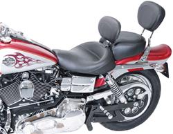 Mustang Motorcycle Products Wide Touring Vintage Recessed Rear Seats 79139