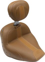 Mustang Motorcycle Products Standard Touring Vinyl Insert Solo Seats for 2015-2021 SCOUT, 2020 SCOUT 100TH ANNIVERSARY, 2020-2021 SCOUT BOBBER SIXTY - 79526MV