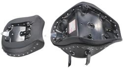 Mustang Motorcycle Products Wide Touring Recessed Rear Seats 79533