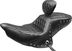 Mustang Motorcycle Products Standard Touring Diamond Stitched Heated Seats 79664WT