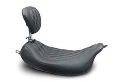 Mustang Motorcycle Products Wide Tripper Solo Double Diamond Stitched Seats 79727GM
