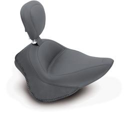 Mustang Motorcycle Products Wide Touring Solo Vintage Seats for 2012-2015 FLS SOFTAIL SLIM, 2011-2013 FXS BLACKLINE - 79742
