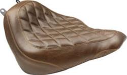 Mustang Motorcycle Products Wide Tripper Solo Seats for 2018-2021 FLHCS HERITAGE CLASSIC 114, FLHC HERITAGE CLASSIC 107, 2018-2020 FLDE DELUXE 107 - 83005