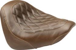 Mustang Motorcycle Products Wide Tripper Solo Seats for 2018-2020 FXFB FAT BOB 107, 2018-2021 FXFBS FAT BOB 114 - 83014